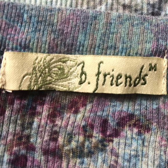 🍃 b. friends Long Sleeve Top Multicoloured with embellishment M - Picture 8 of 8